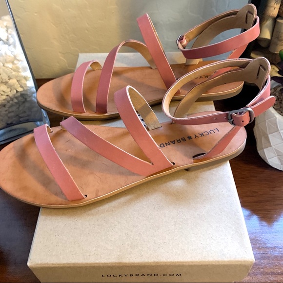 Lucky Brand Ankle Strap Sandals- 8.5 - Picture 3 of 4